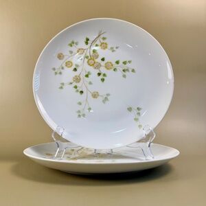 Vintage Meito China Sun Valley Plates | Set of 2 | Japan Floral Porcelain 10”